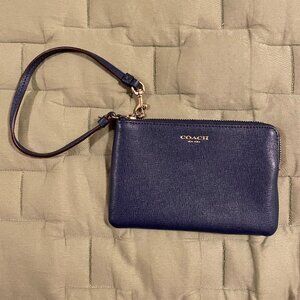 Coach, Navy Wristlet
